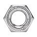 SINOVAL 5/16-18 Nylon Insert Hex Lock Nuts, Stainless Steel 18-8, Plain Finish, Quantity 50
