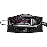 BUBM Travel Storage Bag Compatible with Dyson Airwrap Styler, Shark Flexstyle Air Styling & Drying System, Portable Carrying Case Organizer for Airwrap Styler and Attachments,Black