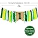 ZITA ELEMENT 1st Birthday Decorations Dinosaur First Birthday Party Supplies for Baby Boys and Girls Includes High Chair Banner, Crown, Dinosaur Cake Topper