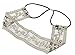 MauSong Black Headband Elastic Lace Sweet Pearl Wide Elastic Bridal Headpiece Hair Accessory