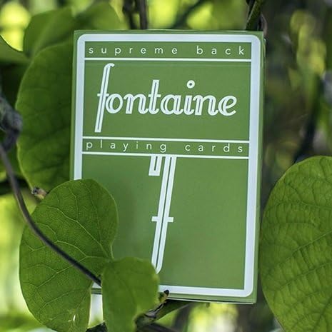 Fontaine Green Edition Playing Cards Very Limited Edition Deck by Zach Mueller