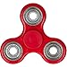 Red Fidget Spinner with hybrid ceramic ball bearings for a smooth, quiet spin that doesn't stop. Perfect for people with ADD, ADHD, anxiety, sensory processing disorder or any fidgeting.
