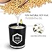 IDESION Scented Candle Gift Set, Aromatherapy Soy Candle Includes Rose, Vanilla and Lavender Fragrance 2.5Oz 10-15 Hours Burning Time/Cup for Stress Relief with Yoga Bath Sleep (6 Pack Black)thumb 2