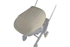 AICTIMO Stroller Replacement Accessories Canopy, Protection Shield, Textile Sun Shade Compatible with Doona Car Seat & Stroller (Natural Green)