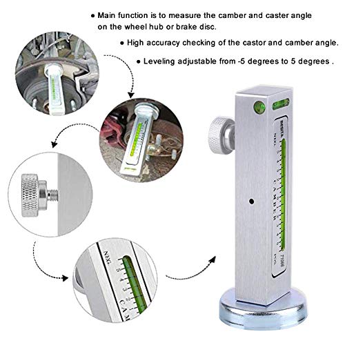 BESITA Adjustable Gauge Tool Camber Alignment Tool Strut Wheel