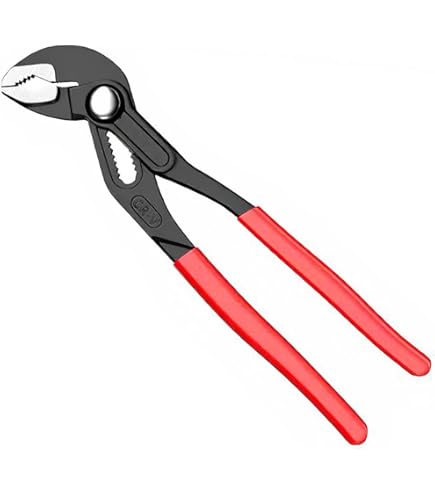 Basics Quick Release Water Pump Pliers 12" Grooved Slip Joint, Black - View #6