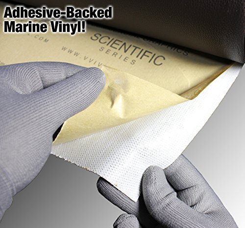VViViD Red Adhesive Weatherproof Faux Leather Marine Vinyl (3ft x 54")