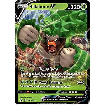 rillaboom pokemon card value VMAX - SV106/SV122 If you do Rillaboom (Mega Rising #27/331, 3-Diamonds)