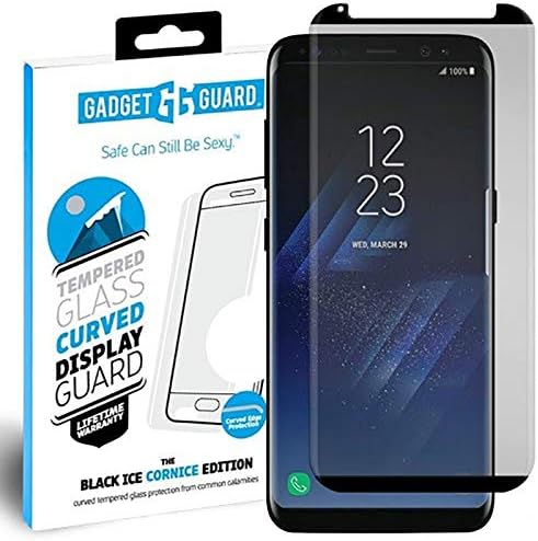Gadget GuardBlack ICE Plus Cornice Curved Edition Tempered Glass Screen Guard for Samsung Galaxy S8