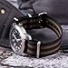 Clockwork Synergy Premium Nylon Ballistic Watch Straps bands Stainless Steel Hardware (20mm, Black/Green/Red)