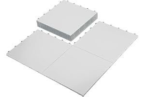 InOut Flooring 15 Green Tiles - High Durability Colored Flooring Tiles - Interlocking Versatile Training Surface - Roller Skate Derby Indoor&Outdoor, Dance Floor Tiles, Basketball Tiles, Sports Floor