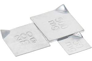 Utoolmart Scale Weights Calibration 500mg-10mg 6pcs M2 Class Calibration Weights Aluminum Box Set