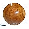 SeaLux-Marine-2-58-INCH-Genuine-Teak-Wood-BOAT-CENTER-STEERING-WHEEL-CAP-for-Boat-Destroyer-Steel-Wheels