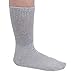 Debra Weitzner Diabetic Crew Socks Mens Womens Non-Binding Socks Loose Fit 12 Pairs Grey