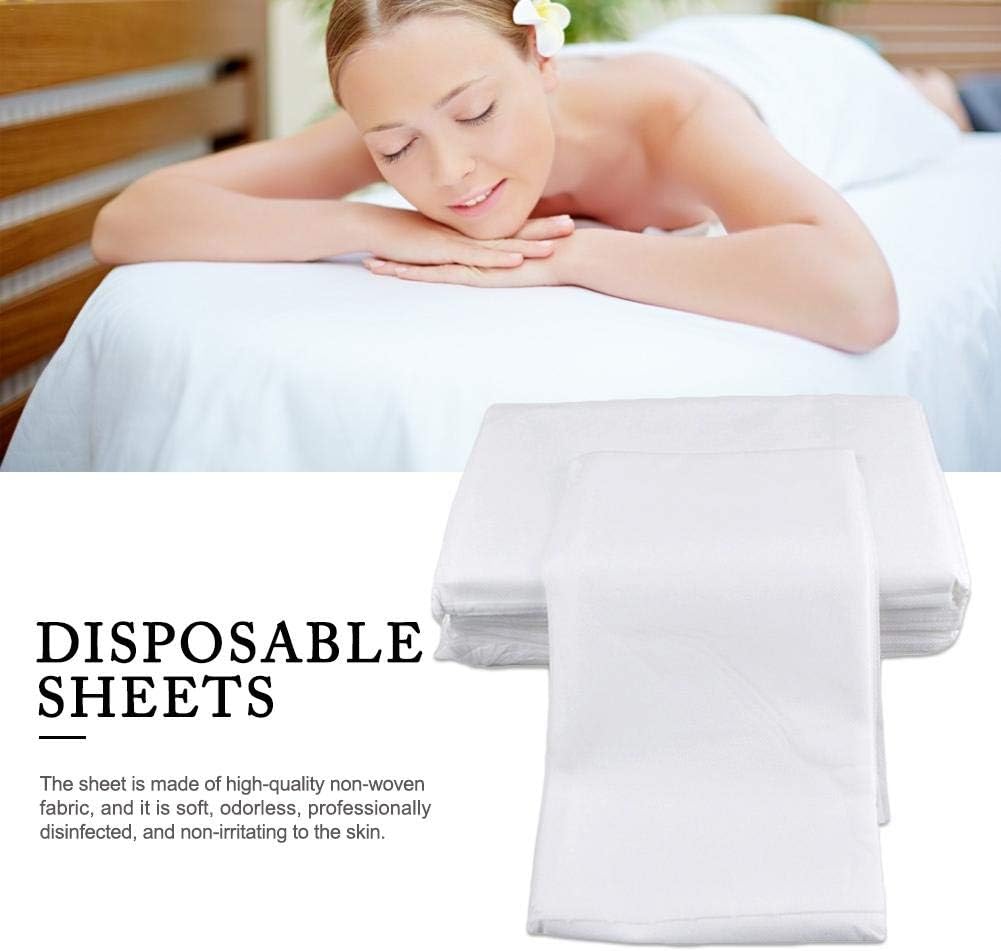 Disposable Massage Table Sheets, 100 Pcs Disposable Spa Bed Sheets Non-Woven Water and Oil Proof Table Bed Cover Sheets for Massage Table, Spa Bed, 70.8” x 31.5”: Arts, Crafts & Sewing