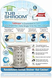 TubShroom Tub Hair Catcher Drain Protector, Fits 1.5"-1.75&q