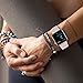 UPOLS Compatible for Apple Watch Band 38mm 40mm 42mm 44mm Women Men, Soft Silicone Sport Band, Strap Compatible for iWatch Series 4/3/2/1, S/M M/L