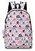 Ropper Lightweight Canvas Cute Pattern Kids School Backpack,15