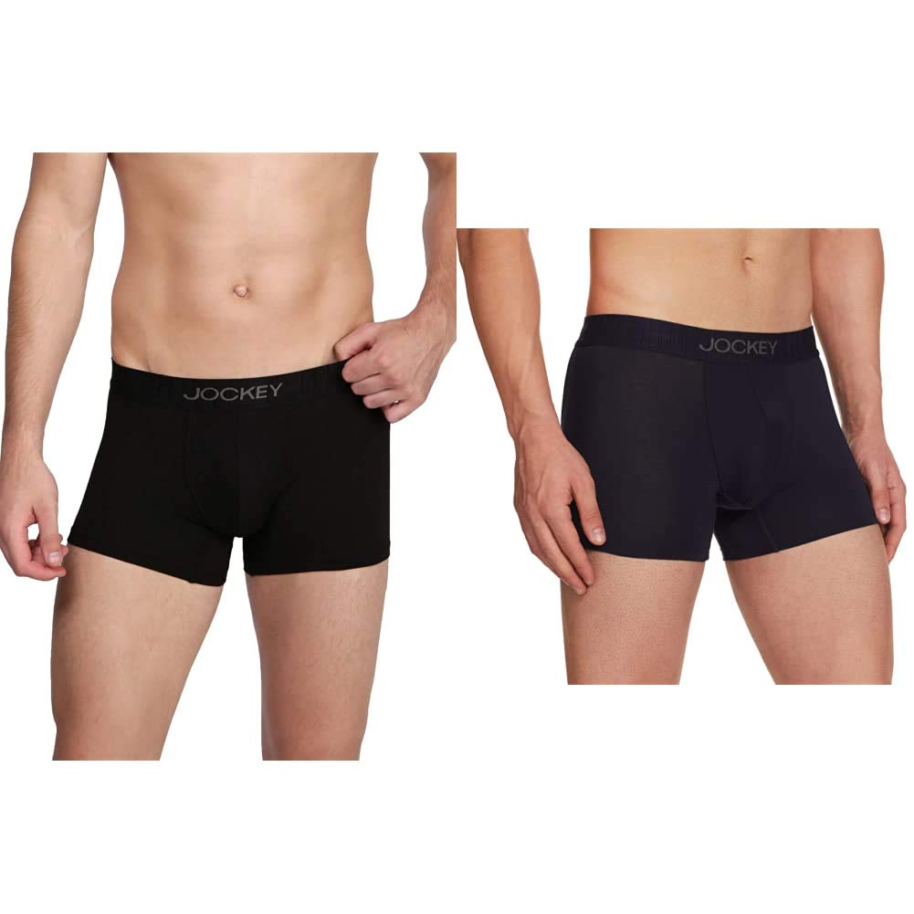 Buy Jockey Men's Cotton Trunks Pack of 2 at Amazon.in
