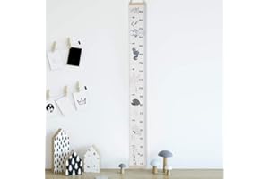 Growth Chart Kids, Kids Wall Ruler Removable Height Measure Chart Removable Wall Mounted Portable Tape Measure Wall Hanging P