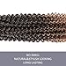 7Pcs Passion Twist Hair Ombre Blonde18 Inch Long Bohemian for Passion Twist Crochet Braiding Hair Itch Free Synthetic Fiber Natural Hair Extension (18