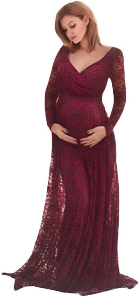 Women Photo Shoot Maternity Party Dress Long Dress Photography Clothing Maxi Photoshoot Maternity Party Dress