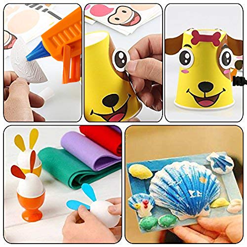 Hot Glue Gun,30W High Temp Heavy Duty Hot Melt Glue Gun Kit with 30pcs Glue Sticks(7.2'' x 0.27") for DIY Projects, Arts and Crafts, Home Quick Repairs & Sealing, Artistic Creation (Orange) - Thumbnail 5
