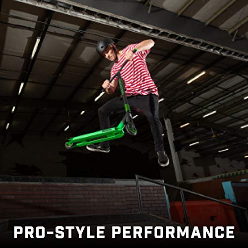 Mongoose Rise 100 Pro Youth and Adult Freestyle Stunt Scooter, High