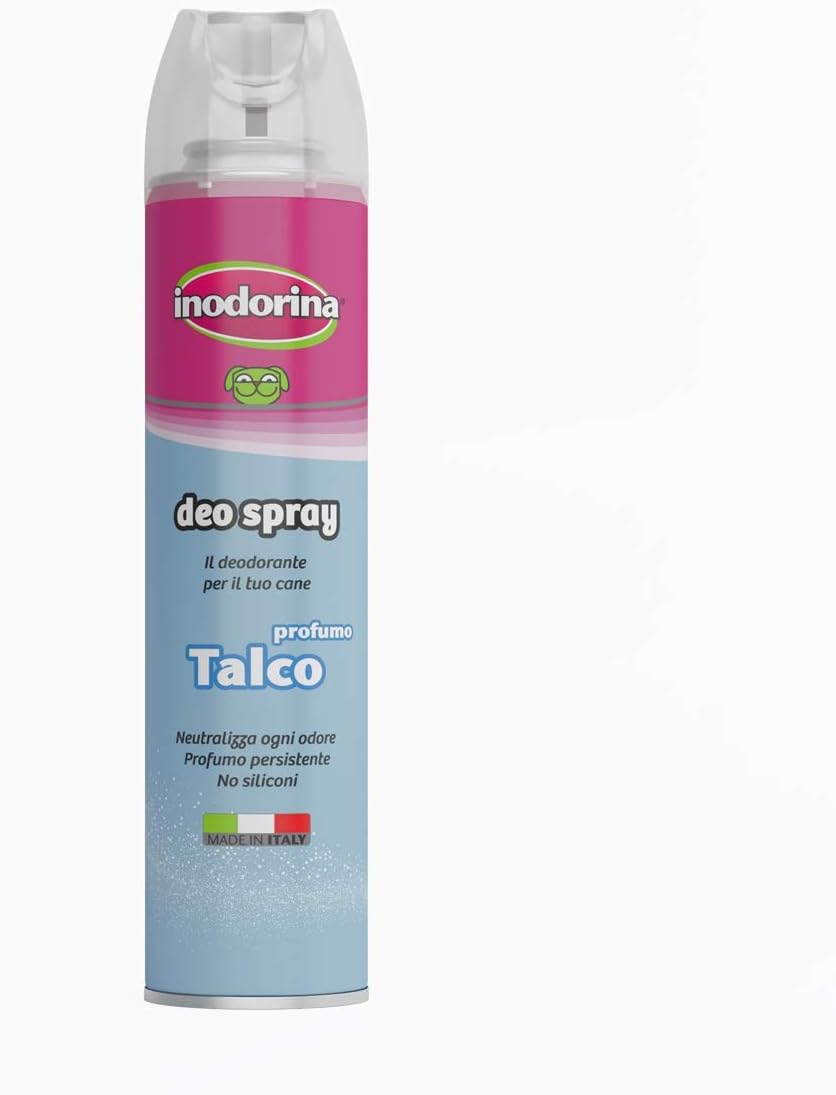 Inodorina - Deo Talcum Spray - Deodorant to refresh and sanitize the dog's mantle, 300 ml
