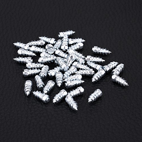 KIMISS Steel 100pcs 15mm/0.59" Wheel Tyre Stud Screws Snow Ice Dirt Mud Non-Slip Wheel Screw for Car Truck SUV ATV,Motorcycle,Bicycle,Shoe - Thumbnail 7
