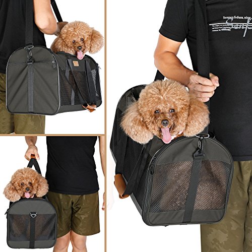 Akinerri Airline Approved Pet Carriers,Collapsible Soft Sided Pet