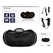 NURSAL Shiatsu Neck Pillow Massager, 3D Deep Kneading Massage Pillow with Heat Spa Therapy and Warm Hand Bag for Neck, Shoulder and Back Fatigue, Stiffness and Pain Relief