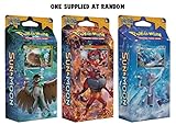 Pokemon TCG: Sun & Moon, Random Theme Deck Featuring Roaring Heat, Bright Tide, Or Forest Shadow