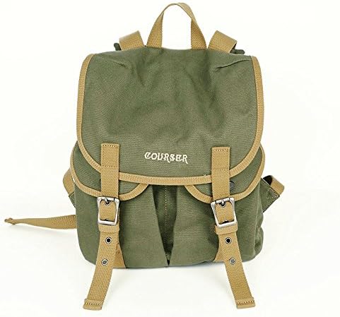 vintage waterproof canvas casual pocket camera backpack bag for DSLR EVIL DC Camera Green Color