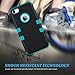 ULAK iPhone 5C Case, Shockproof Soft Silicone Rubber Hard Plastic Hybrid Heavy Duty Protection Kidproof High Impact Case Cover for Apple iPhone 5C-Black/Blue