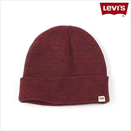 Amazon Levi S リーバイス ニットキャップ バーガンディ ワインレッド ニット 通販
