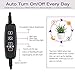 Sondiko Grow Light, Auto On&Off Every Day Full Spectrum Grow Lamp with 3/9/12H Timer, Adjustable Gooseneck 10 Dimmable Levels&3 Switch Modes for Indoor Plants, Black