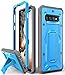 ArmadilloTek Vanguard Compatible with Samsung Galaxy S10+ Plus Case (Screenless Version) Military Grade Full-Body Rugged with Kickstand - Blue