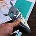 My Neighbor TOTORO Gray Silicone Cases for Apple iPhone 5 5s 5c SE Back Covers Ultra Thick Shock Bump Drop Resistant 3D Cartoon Cute Lovely Gift for Kids Teen Girls Women
