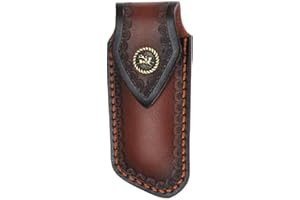 Fashion Leather Knife Covers Folding Knife Pouches Leather Sheath Tool Small Folding Knife Sheath for Pocket Knife Leather Sh