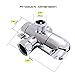 3 Way Shower Diverter Valve Mount 1/2-Inch, SYIDINZN Universal Handheld Shower Arm Diverter Splitter with Shower Head Holder for Handshower Showering Components - Chrome (Shower Arm Mount-A)