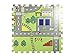 Road Rally Play Foam Floor Tiles For Kids - Jumbo Interlocking Foam Mats - Soft Alternative To Race Track Rug - Set of 4 Large 24 x 24 Inch Pieces - Perfect Hot Wheels Mat Or Other Toy Cars