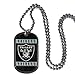 Siskiyou Sports NFL Oakland Raiders Dog Tag Necklace, 36-Inch