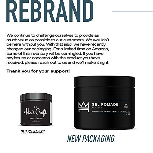 Hair-Craft-Co-Pomade-4oz-Best-Semi-Matte-Finish-Shine-Original-Hold-Medium-Strength-Gel--Mens-Styling-Product-Barber-Approved-Water-BasedSoluble-Boss-Scented-StraightThickWavy-Hair