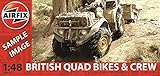 Airfix British Quad Bikes and Crew Model Kit (1:48 Scale)