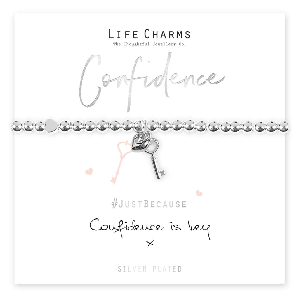 Life Charms Confidence Is Key bracelet
