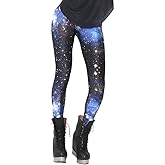 QZUnique Leggings for Women, Halloween Full-Length Printed Legging Footless Elastic Yoga Pants, Regular and Plus Size