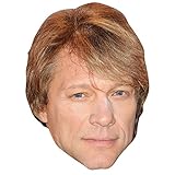 Jon Bon Jovi Mask, Cardboard Face and Fancy Dress Mask