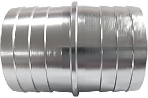 ANPTGHT 1-3/4 Inch Hose Barb Splice Coupler Repair Fitting, Aluminum Adapter Connector Radiator Coolant Intercooler Heat Exchanger Fluid Designed (1 Pcs)