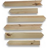 Set of 6 Directional wood Arrow Signs handmade for special for Weddings, Birthday, outdoor Events and Theme Parties
